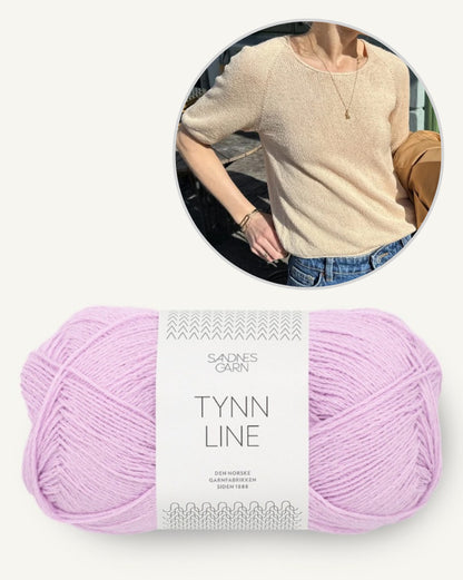 Kumulus Tee O-neck | mit Tynn Line schlicht und schön