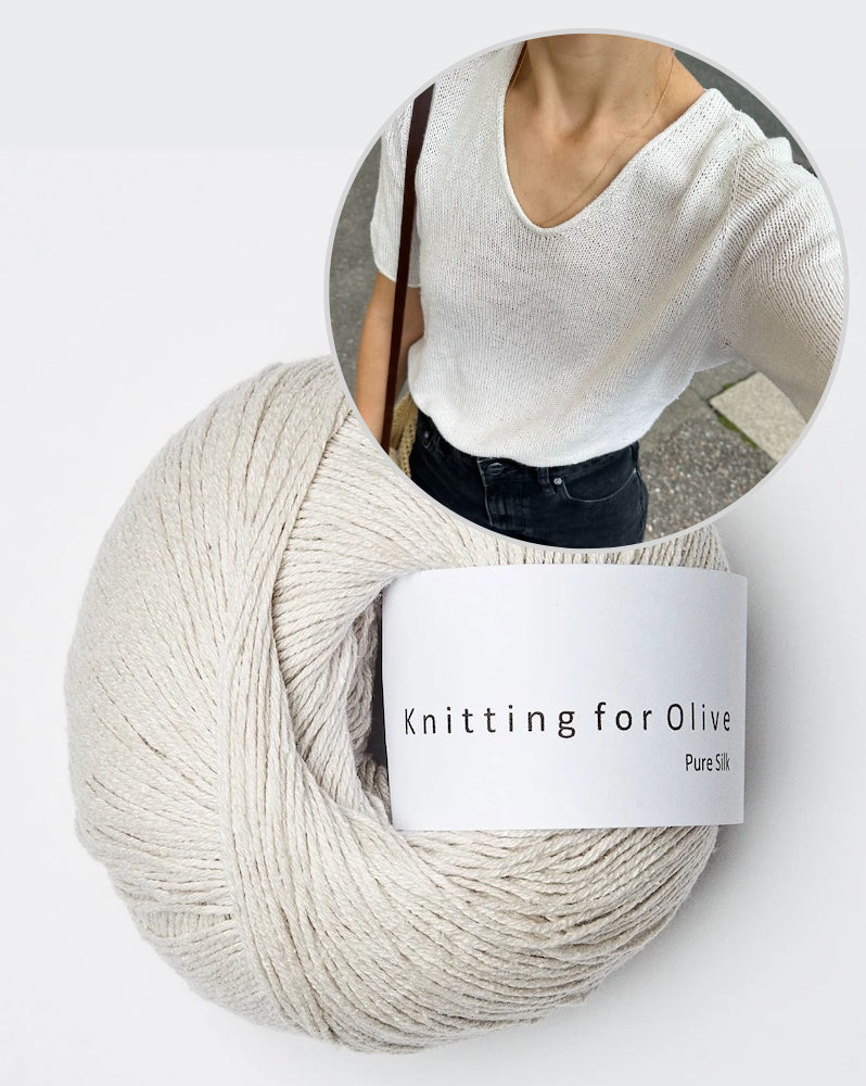 PetiteKnit Kumulus Tee mit Pure Silk von Knitting for Olive 7