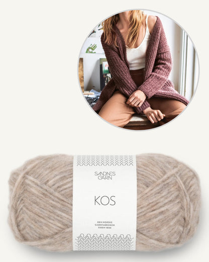 Cozy Jacket | casual in half brioche from Kos by Sandnes Garn