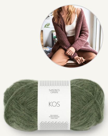 Cozy Jacket | casual in half brioche from Kos by Sandnes Garn