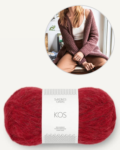 Cozy Jacket | casual in half brioche from Kos by Sandnes Garn