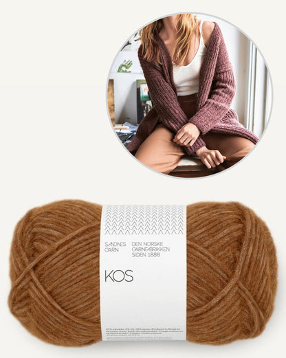 Cozy Jacket | casual in half brioche from Kos by Sandnes Garn