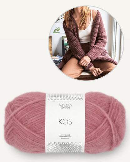Cozy Jacket | casual in half brioche from Kos by Sandnes Garn