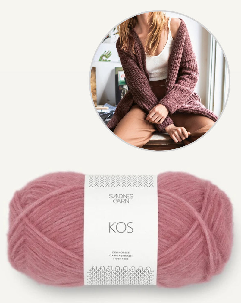Cozy Jacket | casual in half brioche from Kos by Sandnes Garn
