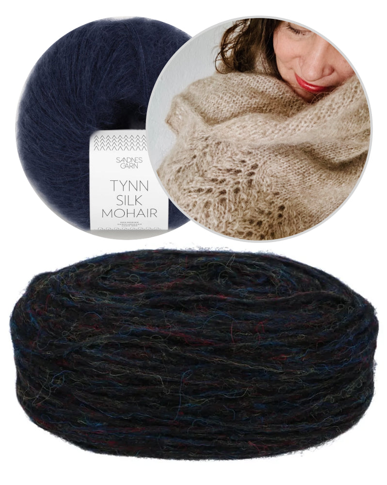 Kuscheltuch von Rabea von gute-garne mit Plötulopi und Tynn Silk Mohair von Sandnes Garn 19