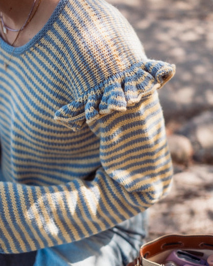 Kutovakika Chicka Cherry Sweater mit Double Sunday von Sandnes Garn 11