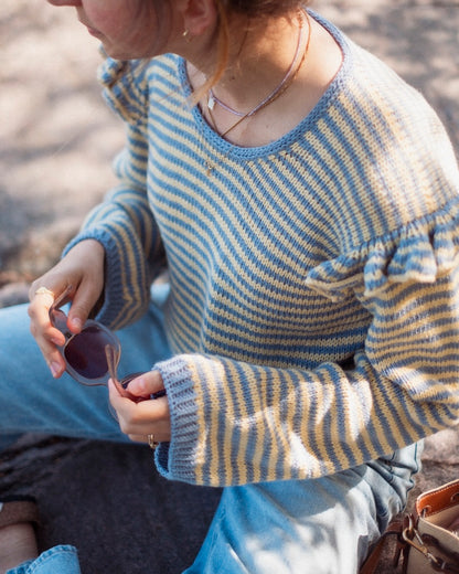 Kutovakika Chicka Cherry Sweater mit Double Sunday von Sandnes Garn 12