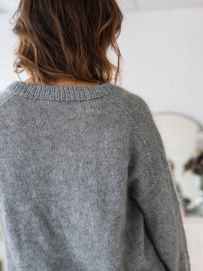 Comfort Zone Sweater | super soft and comfortable made from Alpakka Silke and Tynn Silk Mohair by Sandnes Garn
