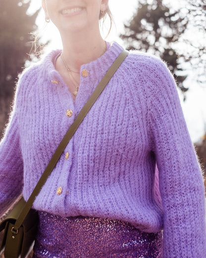 Daydreamer Cardigan | soft und leicht aus Borstet Alpakka und Tynn Silk Mohair