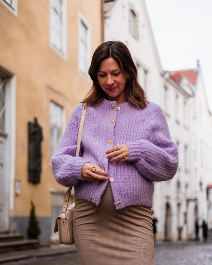 Daydreamer Cardigan | soft und leicht aus Borstet Alpakka und Tynn Silk Mohair