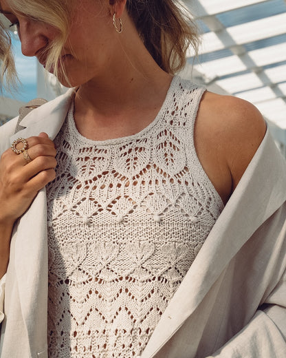 Kutovakika Love Letter Top mit Line von Sandnes Garn 4