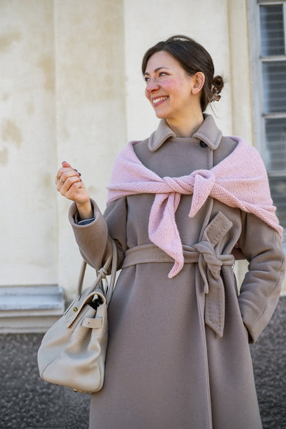 One More Row Tørklæde | super nem i Cashmere fra Sandnes Garn