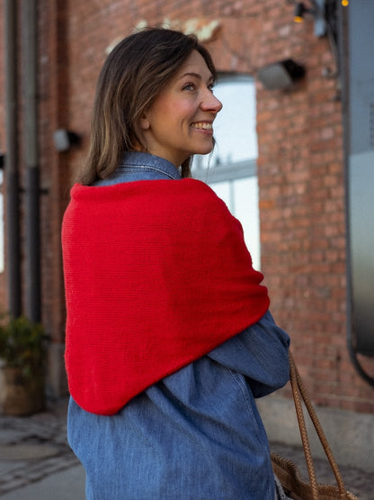 One More Row Tørklæde | super nem i Cashmere fra Sandnes Garn