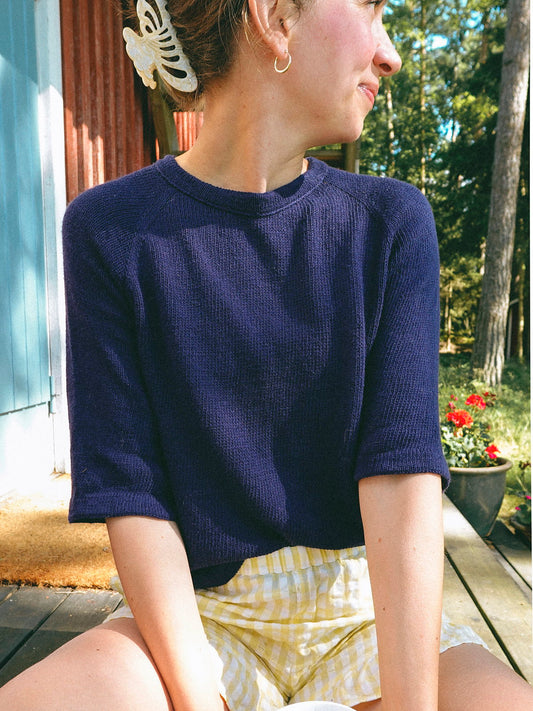 Vanilla Chilla Tee Light | camiseta básica ligera de Tynn Line de Sandnes Garn