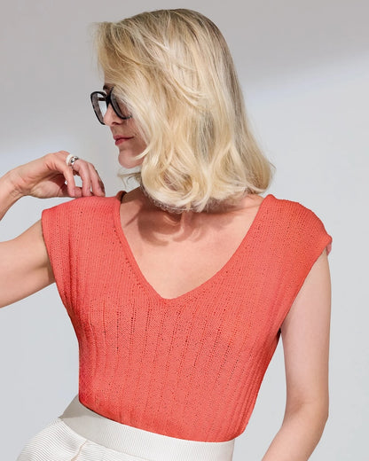 Càs Shirt | afslappet V-udskæring af Summer Cashmere fra Lana Grossa