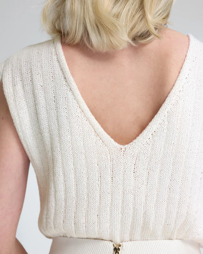 Càs Shirt | afslappet V-udskæring af Summer Cashmere fra Lana Grossa