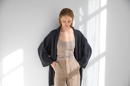 Kimonojacke Lana Grossa mit Cashmere Kiss 3