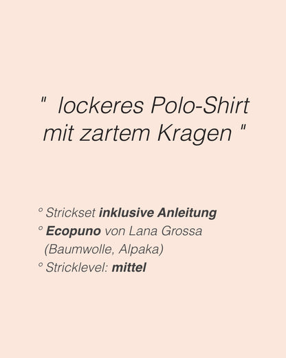 Lana Grossa Nordic Knits Polo Shirt mit Ecopuno von Lana Grossa 2