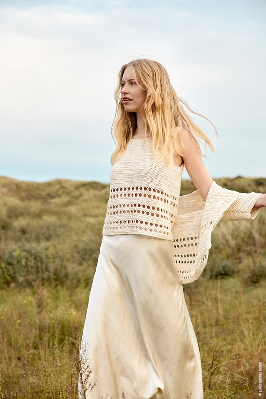 Häkeltop Natural Knits 01 Lana Grossa mit Summer Cashmere von Lana Grossa 1