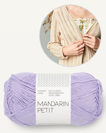 Lavender Jacket | casual jacket from Mandarin Petit by Sandnes Garn