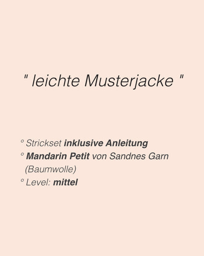 Lavender Jacket | casual jacket from Mandarin Petit by Sandnes Garn