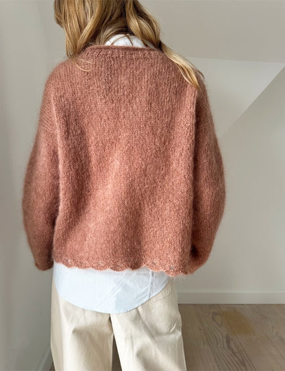 Clover svetr | lehký a hebký z příze Ballerina Chunky Mohair od Sandnes Garn