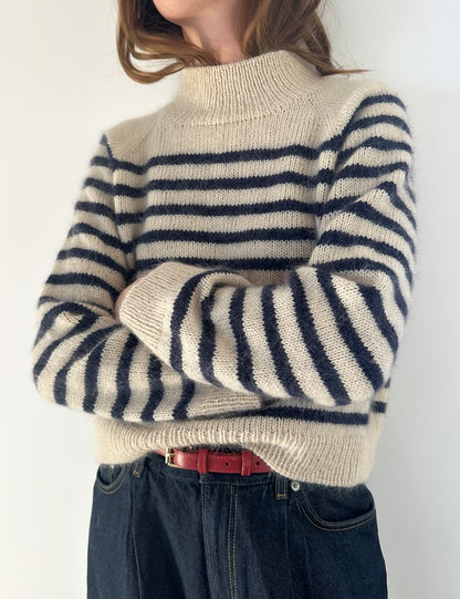 Malo Sweater | maritime stripes made from Sunday and Tynn Silk Mohair by Sandnes Garn