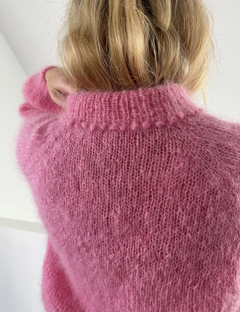 LeKnit Picot Sweater mit Ballerina Chunky Mohair von Sandnes Garn 5