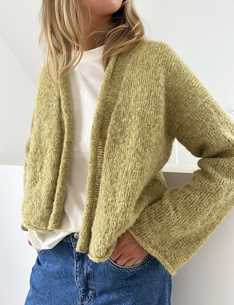 Plain Cardigan light von LeKnit mit Suave von Pascuali 3