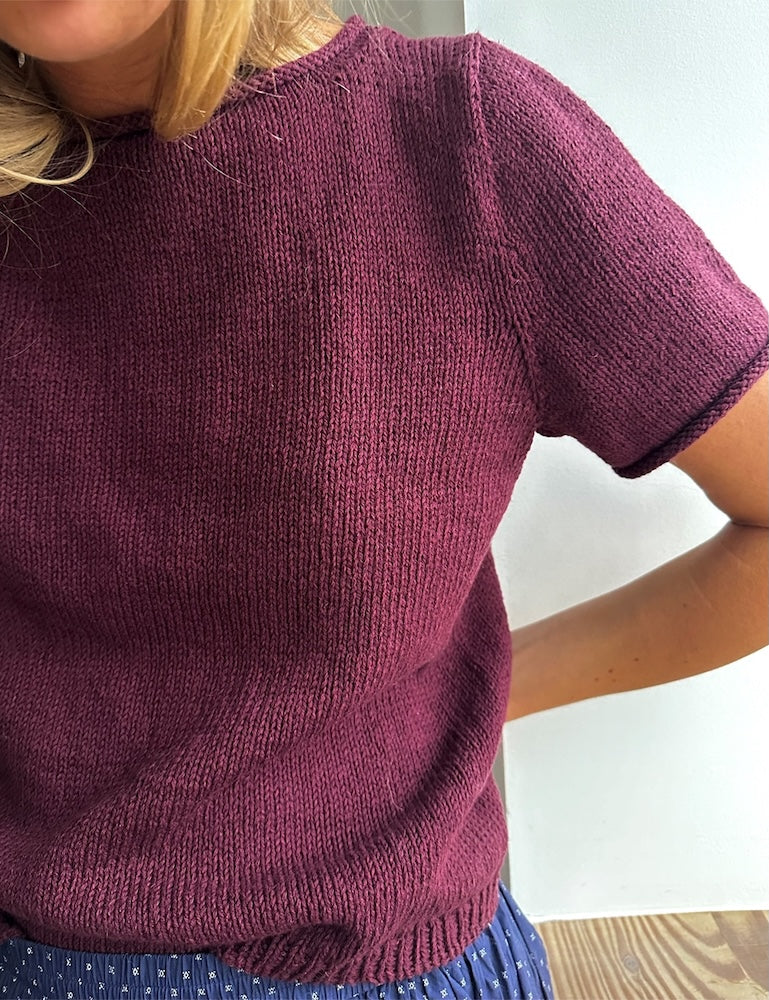 LeKnit Vega Tee mit Line von Sandnes Garn 2