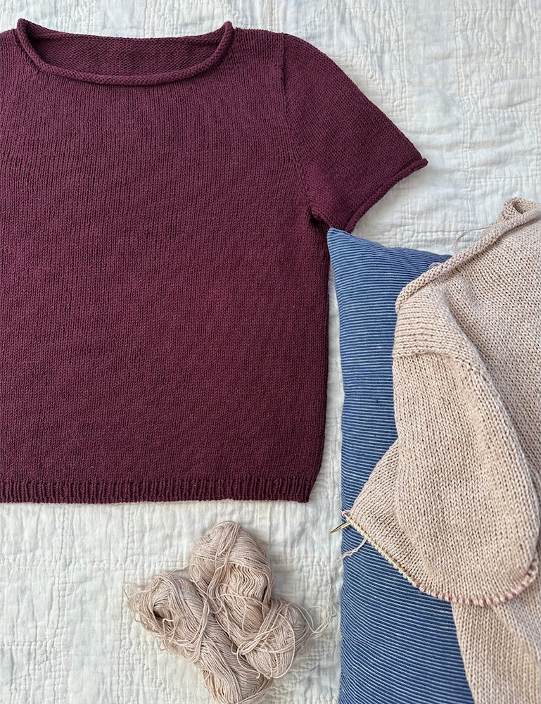 LeKnit Vega Tee mit Line von Sandnes Garn 4