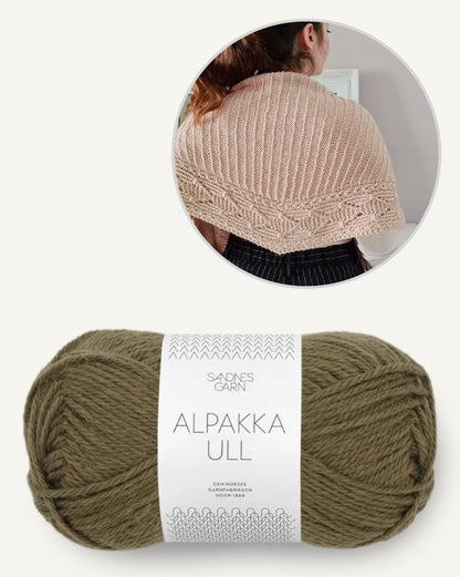 Lettie Tuch | motif graphique en Alpaca Ull de Sandnes Garn