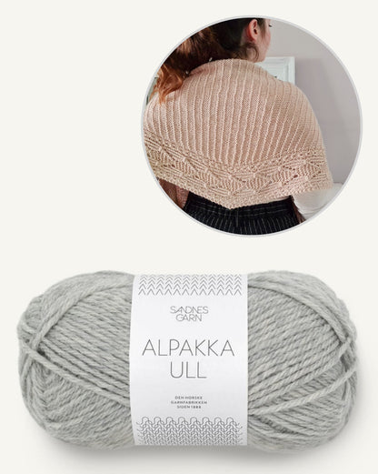 Lettie Tuch | motif graphique en Alpaca Ull de Sandnes Garn