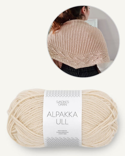Lettie Tuch | motif graphique en Alpaca Ull de Sandnes Garn
