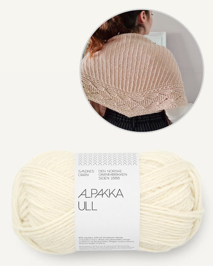 Lettie Tuch | motif graphique en Alpaca Ull de Sandnes Garn