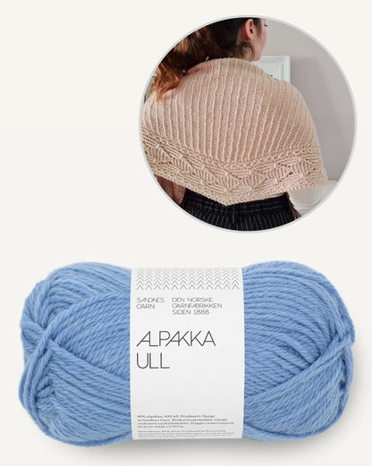 Lettie Tuch | motif graphique en Alpaca Ull de Sandnes Garn