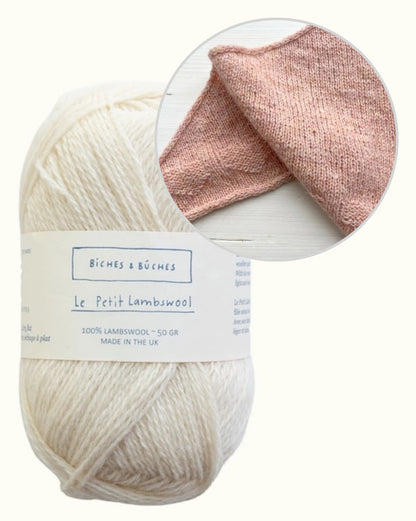 Lille Hjerte Shawl | delicate little hearts from Le Petit Lambswool by Biches & Bûches