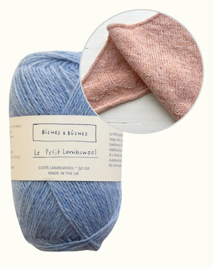 Lille Hjerte Shawl | delicate little hearts from Le Petit Lambswool by Biches & Bûches