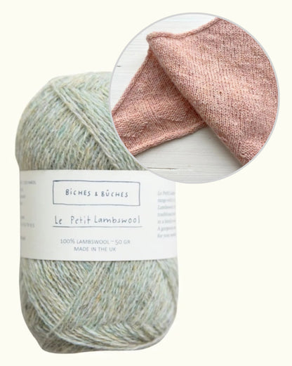 Lille Hjerte Shawl | delicate little hearts from Le Petit Lambswool by Biches & Bûches