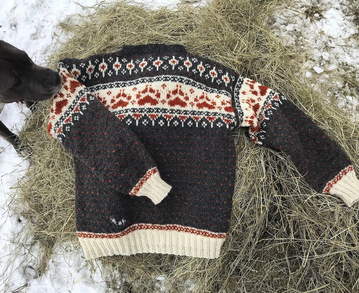 Linka Neumann Fjordfolk Pullover mit Peer Gynt von Sandnes Garn 5