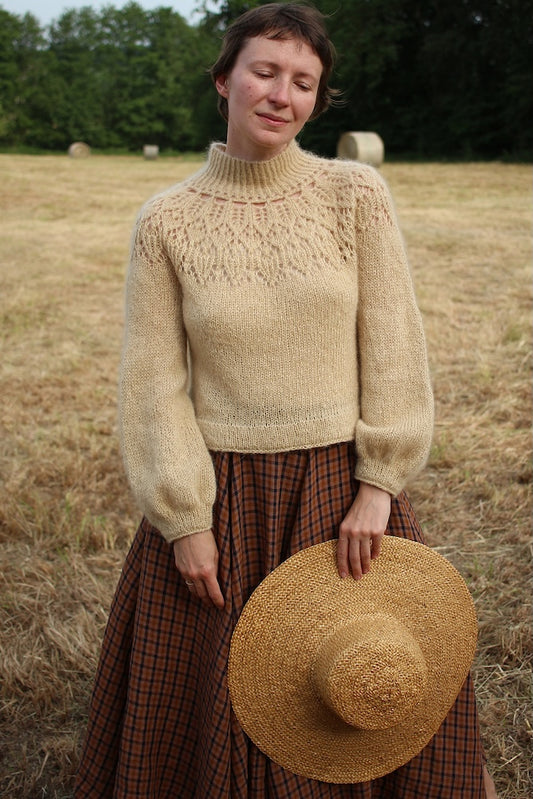 Pull Listopera | blouse délicate en soie et mohair Le Gros de Biches & Bûches