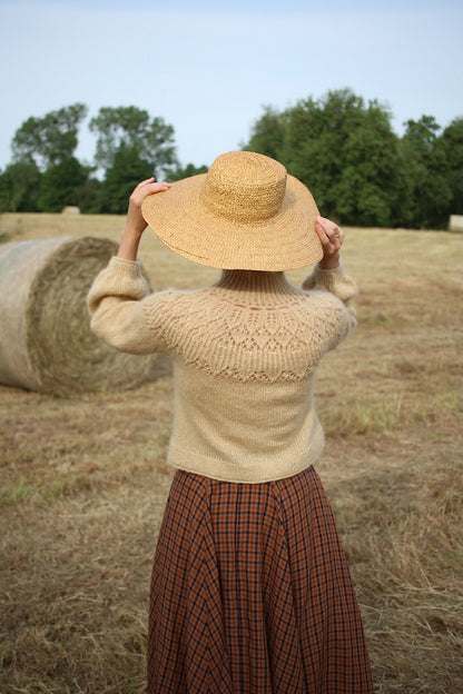 Listopera Sweater | mjuk blus i Le Gros Silk & Mohair från Biches & Bûches