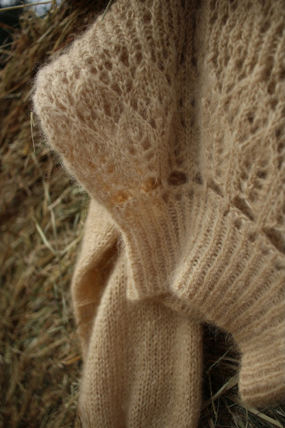 Listopera Sweater | mjuk blus i Le Gros Silk & Mohair från Biches & Bûches