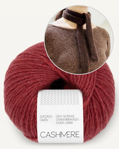 Little Ribbon Sjaal | zacht en super veelzijdig van kasjmier van Sandnes Garn
