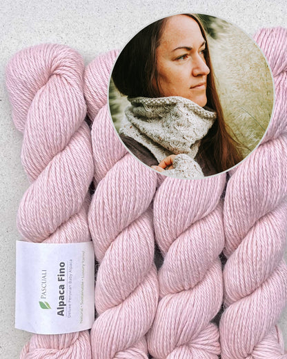 Loop Wiesenblume | einfach mit schönem Muster aus Alpaca Fino von Pascuali
