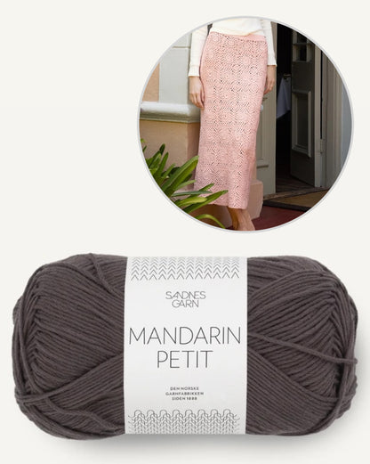 Lucienne Skirt | Boho Häkelrock aus Mandarin Petit von Sandnes Garn