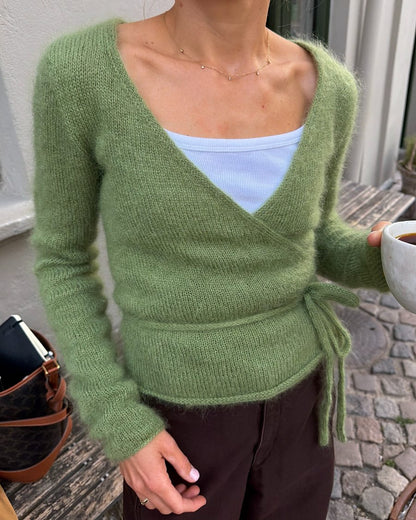 Lucy Wrap | drømmende slå-om-jakke i Le Petit Silk & Mohair fra Biches & Bûches