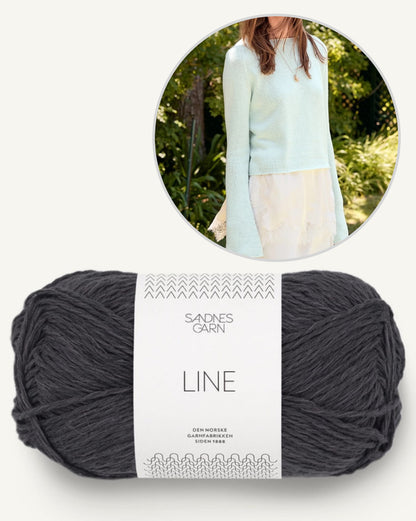 Lyra Sweater Summer | basic summer blouse made from Line by Sandnes Garn