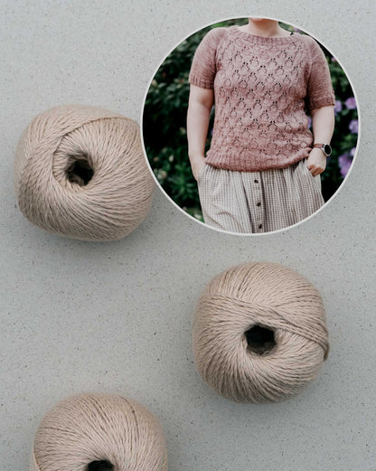 Lysande Tee | lightweight shirt with elegant lace pattern from Sole by Pascuali