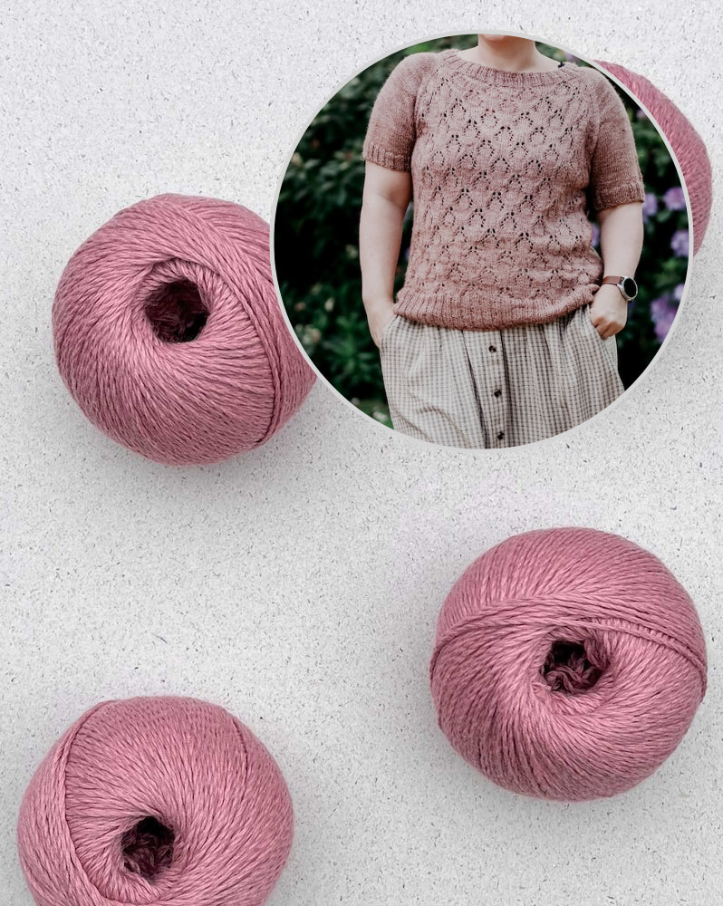 Lysande Tee | lightweight shirt with elegant lace pattern from Sole by Pascuali